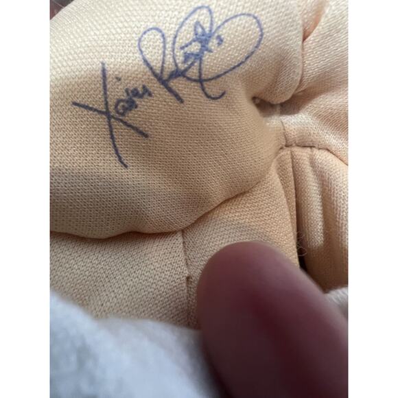 1990 Vintage Cabbage Patch Crimp and Curl Doll Hasbro barney dress hair tools - Picture 7 of 7